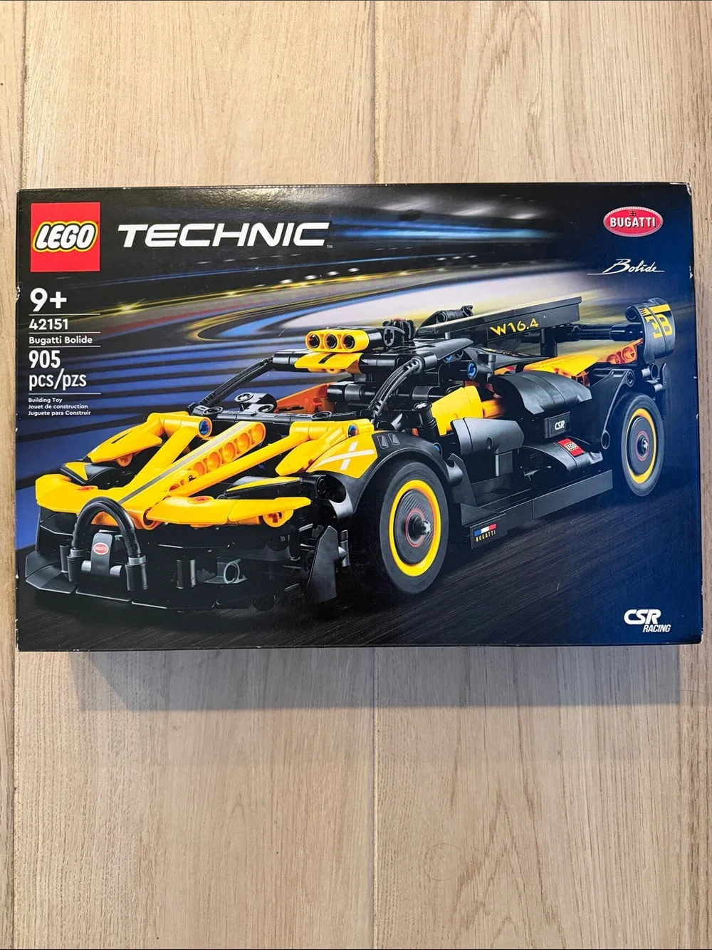 LEGO Technic Bugatti Bolide Race Car - Black & Yellow